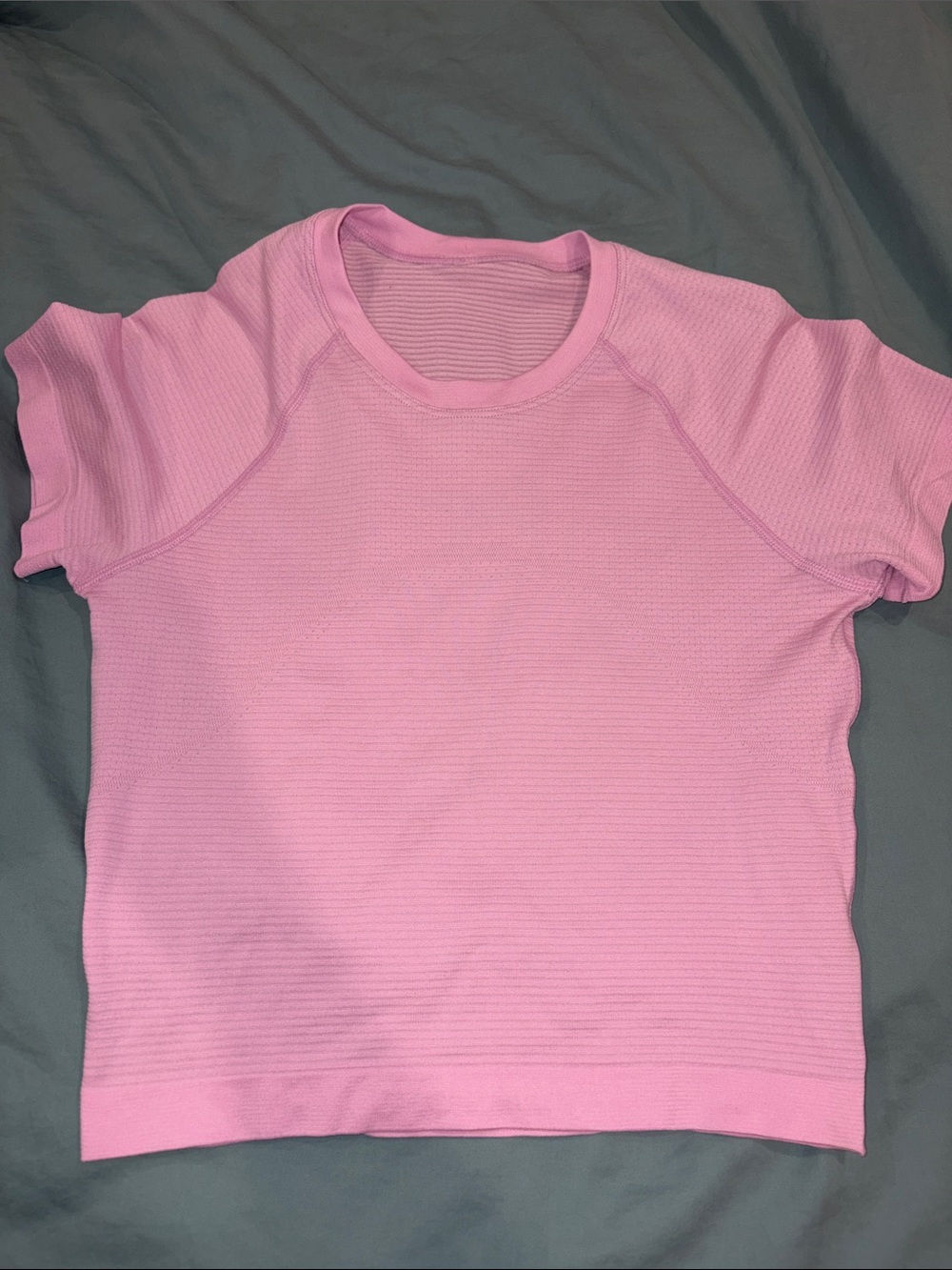 lululemon athletica Vitapink swiftly tech cropped short sleeve shirt 2.0